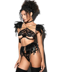 ROLE-PLAYING LINGERIE SET "BLACK ANGEL"