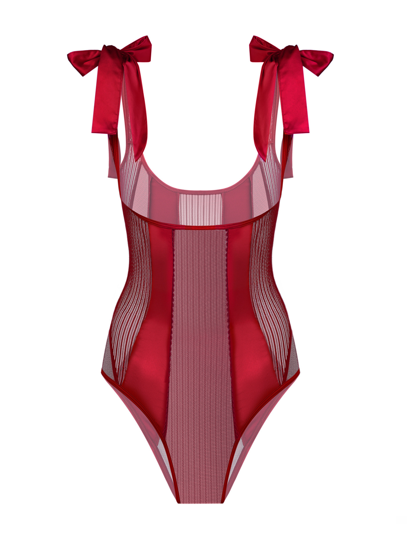 Red Elegance Bodysuit