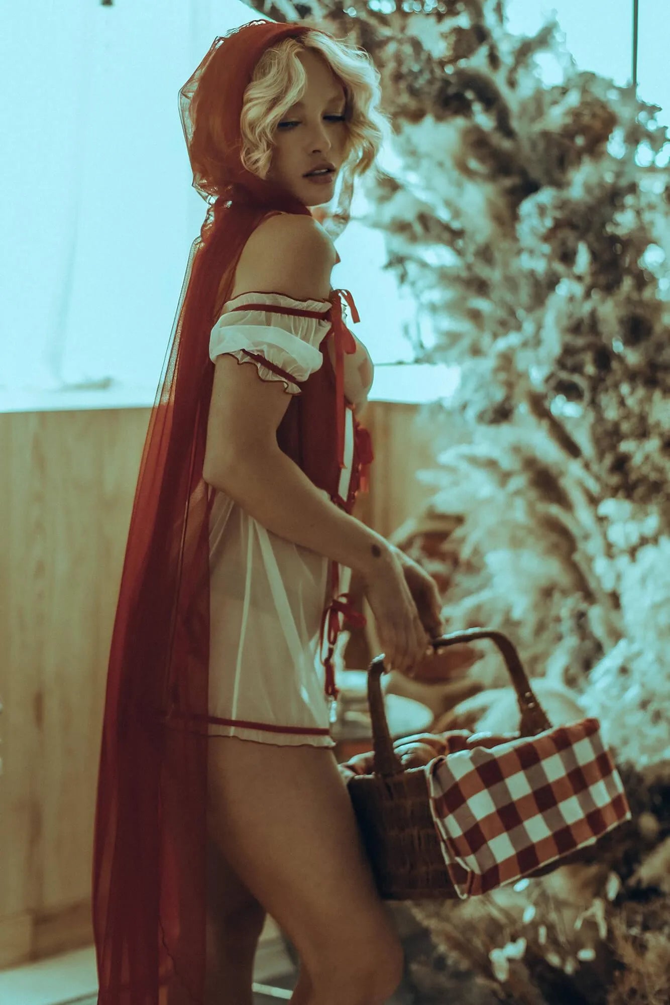 Red Riding Hood Role-playing Lingerie Set