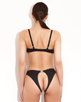 Spark Black Thong