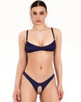 Spark Navy Thong