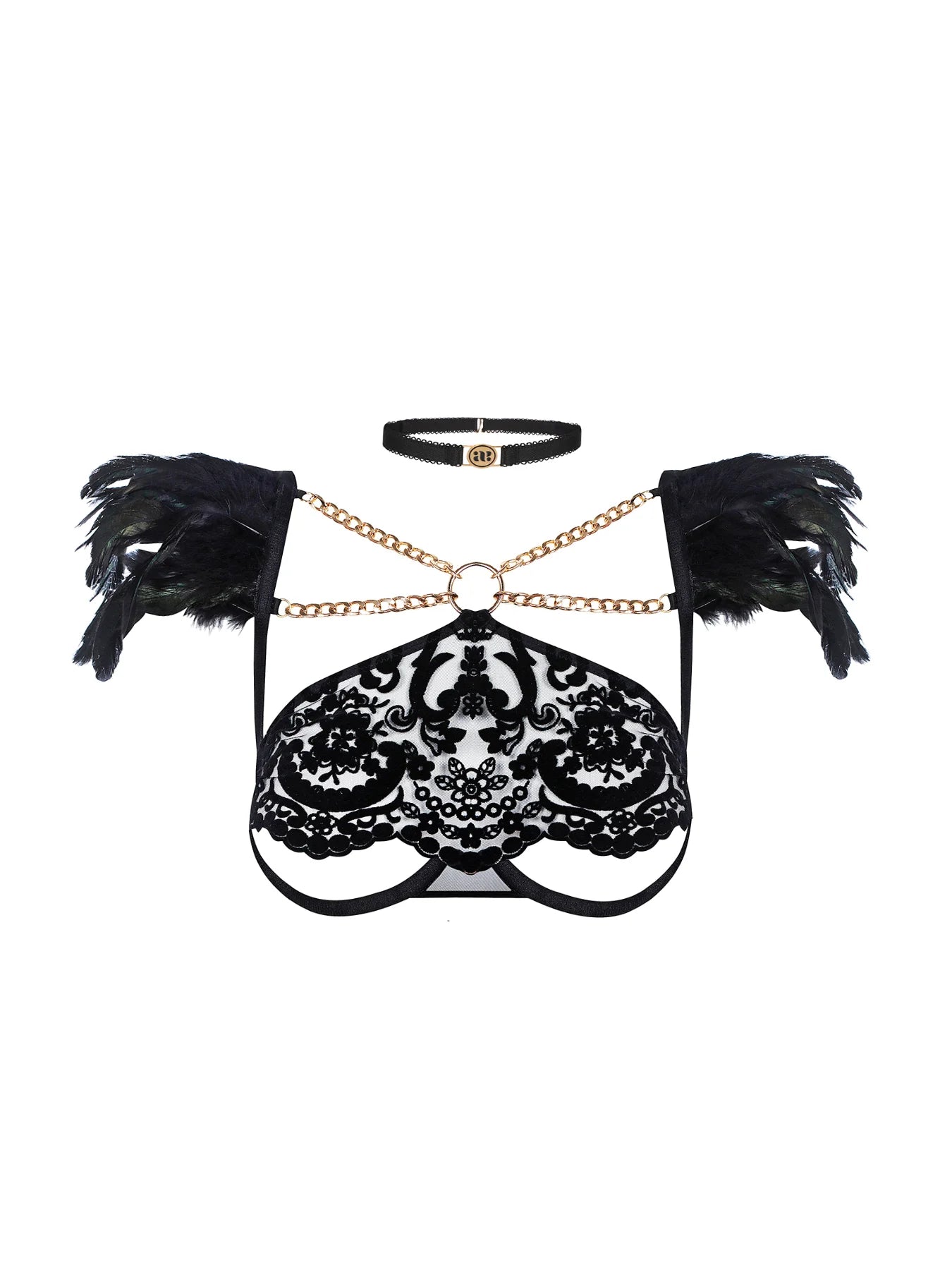 BLACK ANGEL BRA