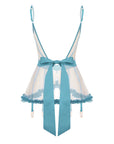 Giftelle Sky Blue Suspender Skirt