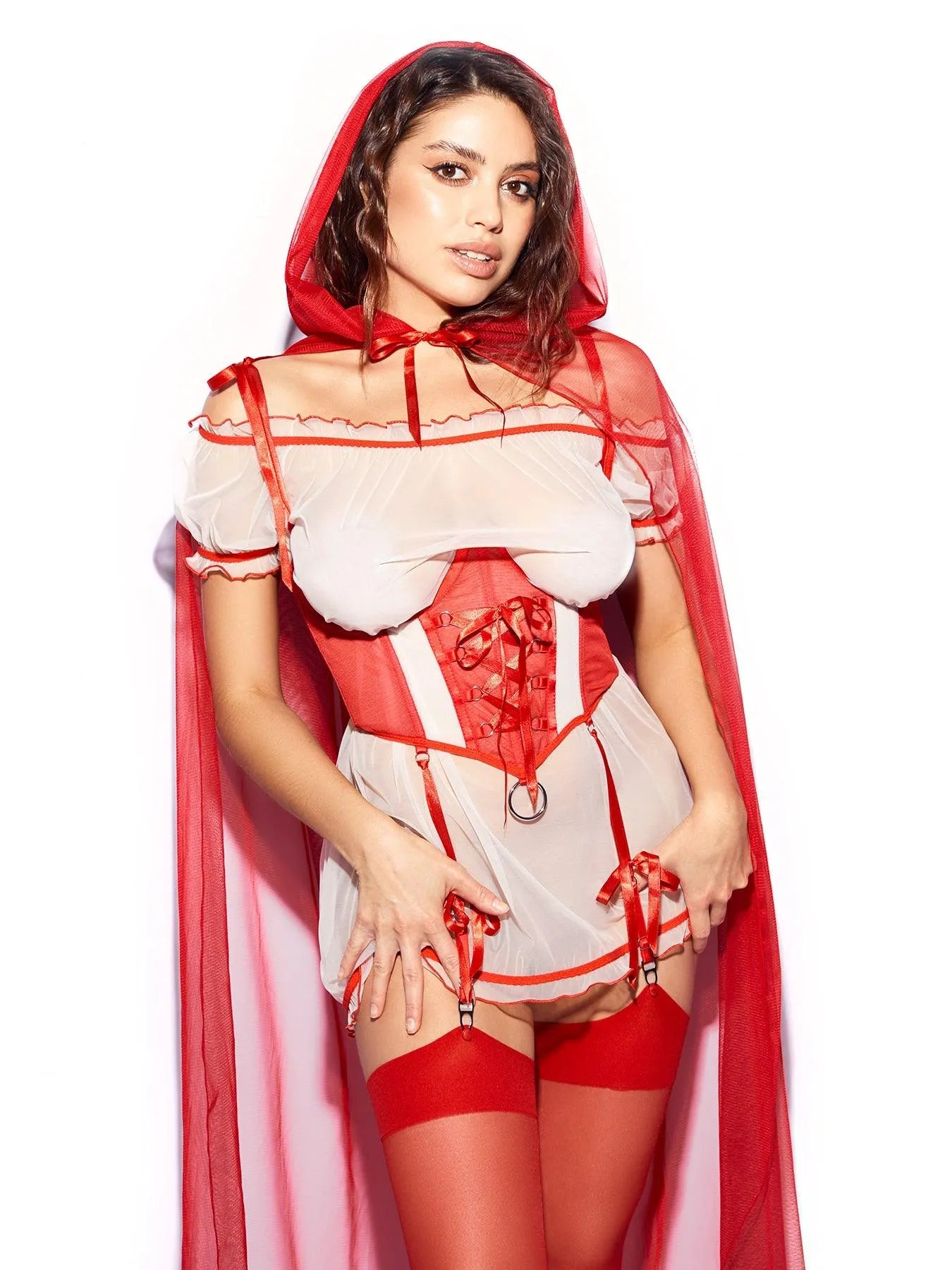Red Riding Hood Role-playing Lingerie Set