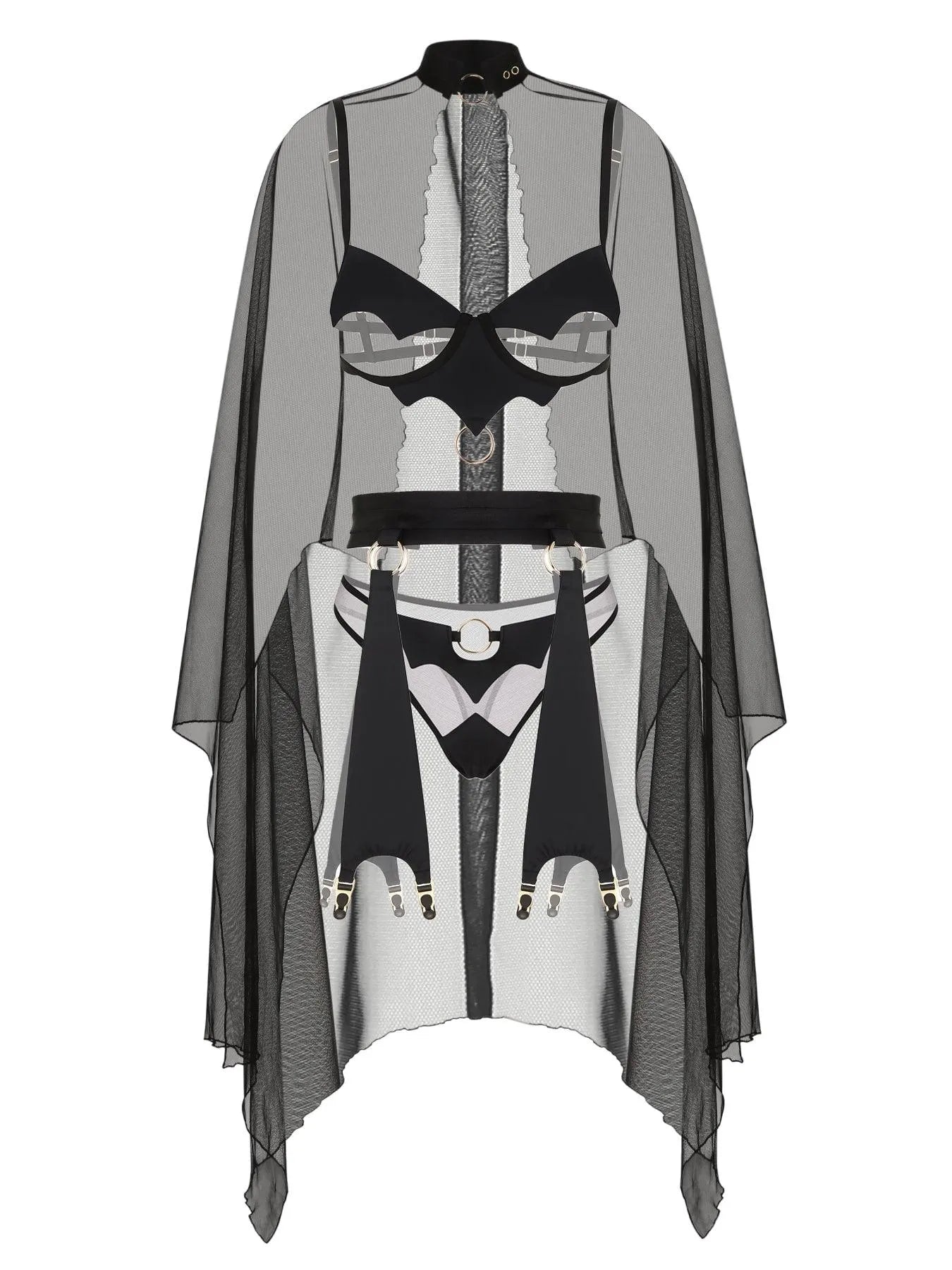 Bat Lady Role-playing Lingerie Set