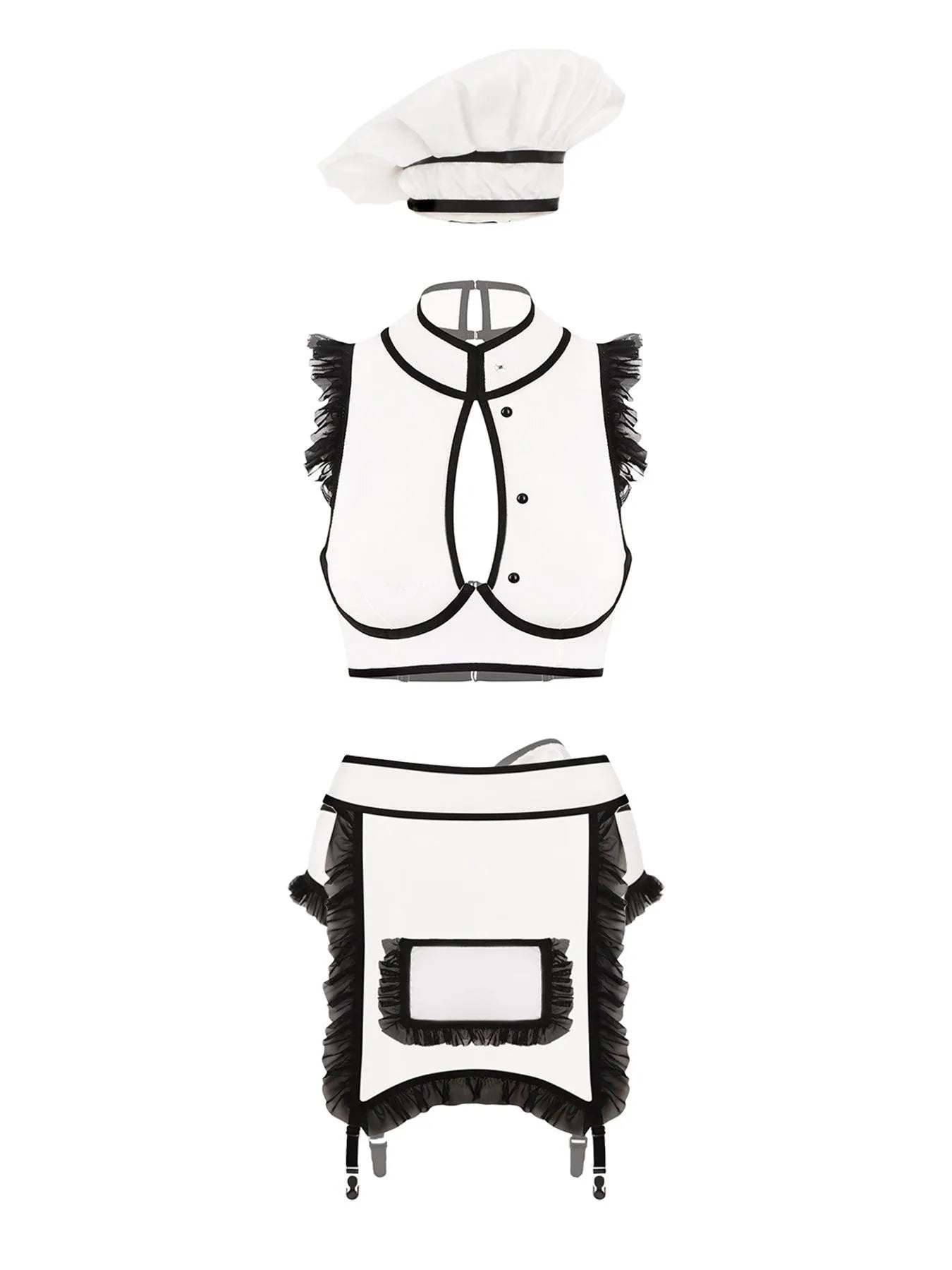 Tasty Chef Role-playing Lingerie Set