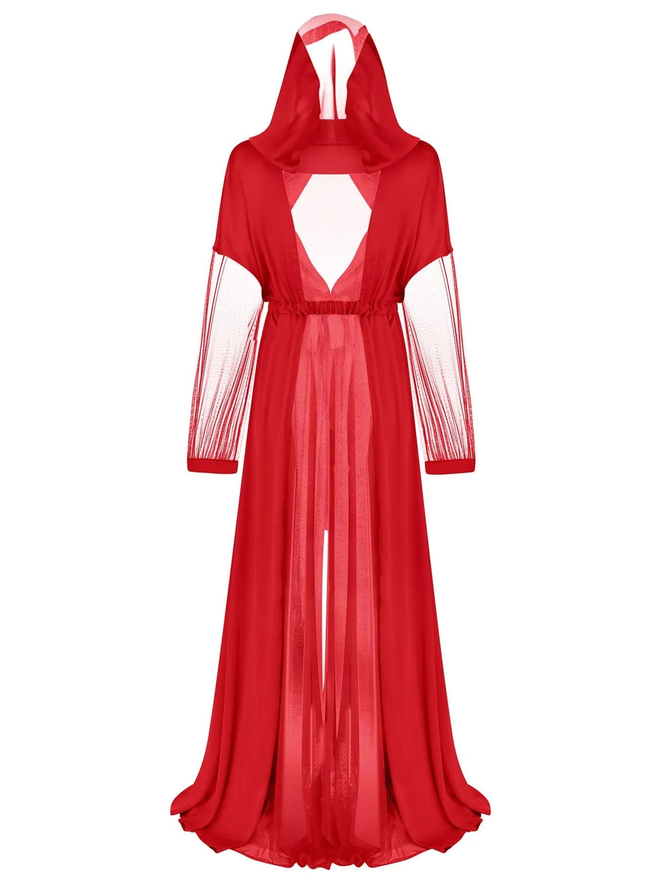 Freemason Lady Robe red and black colors