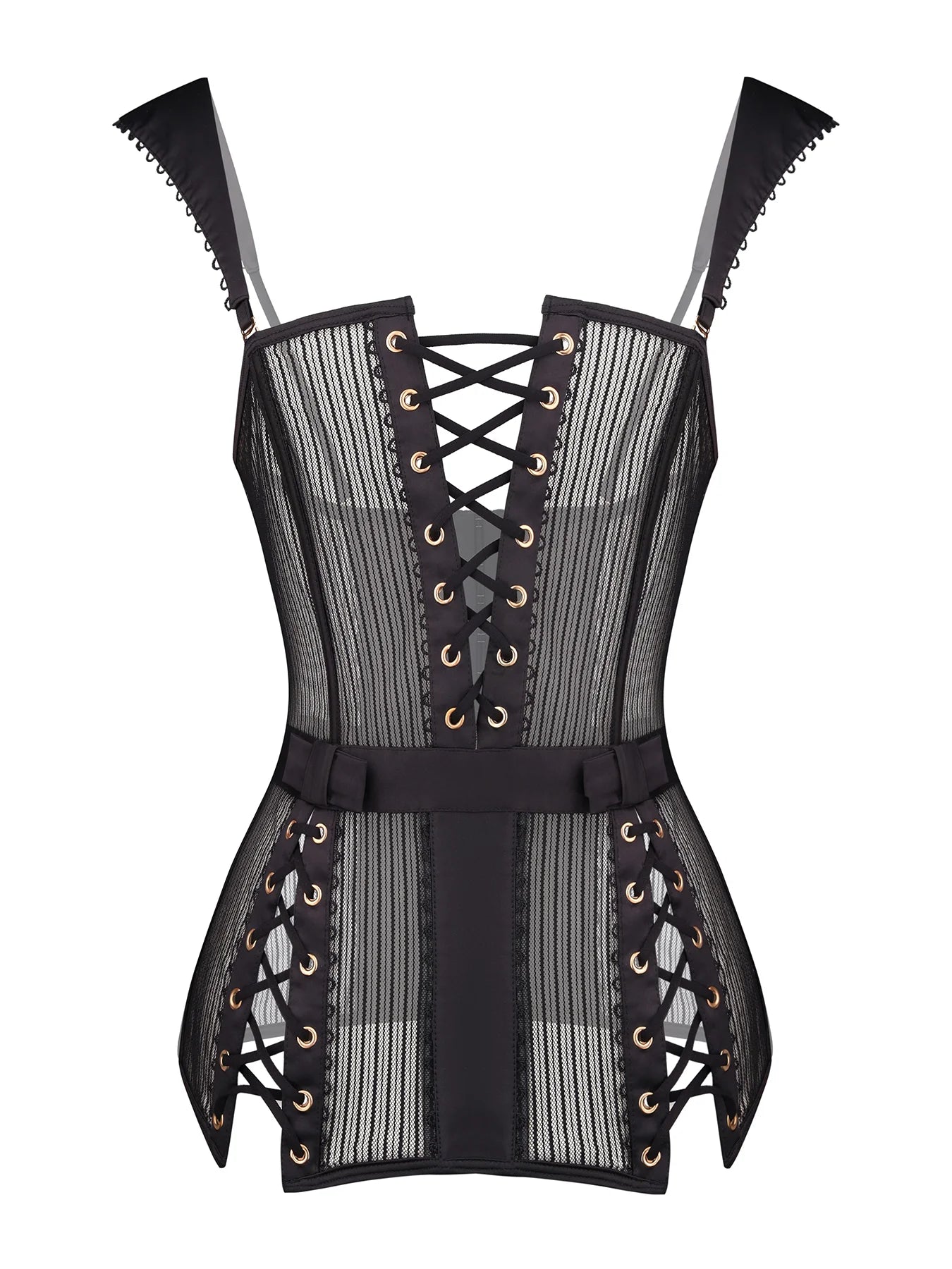 Obsidian grace corset
