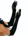 LACQUER COATED LONG GLOVES