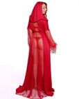 Freemason Lady Robe red and black colors