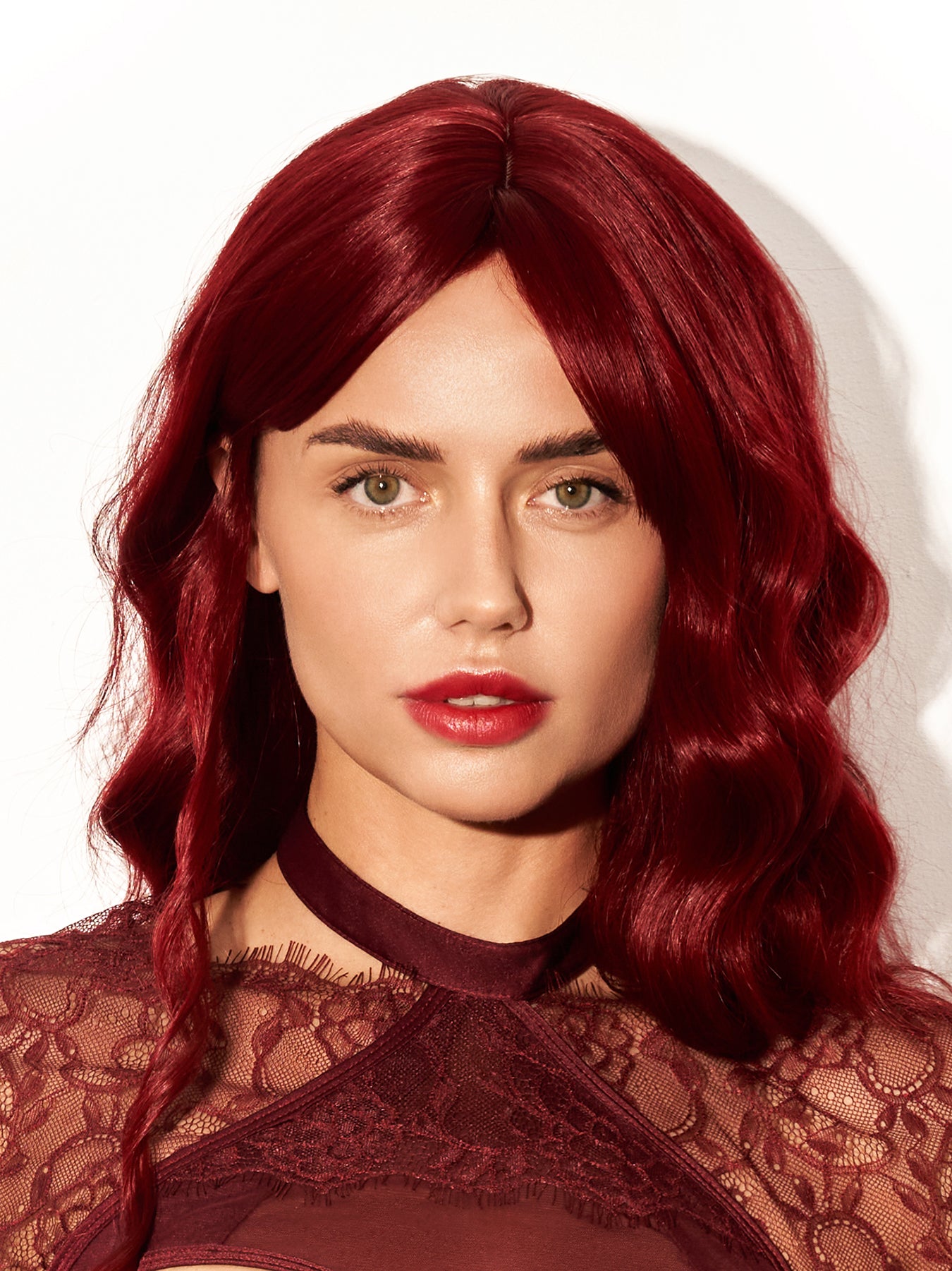 Red Water Wave Wig