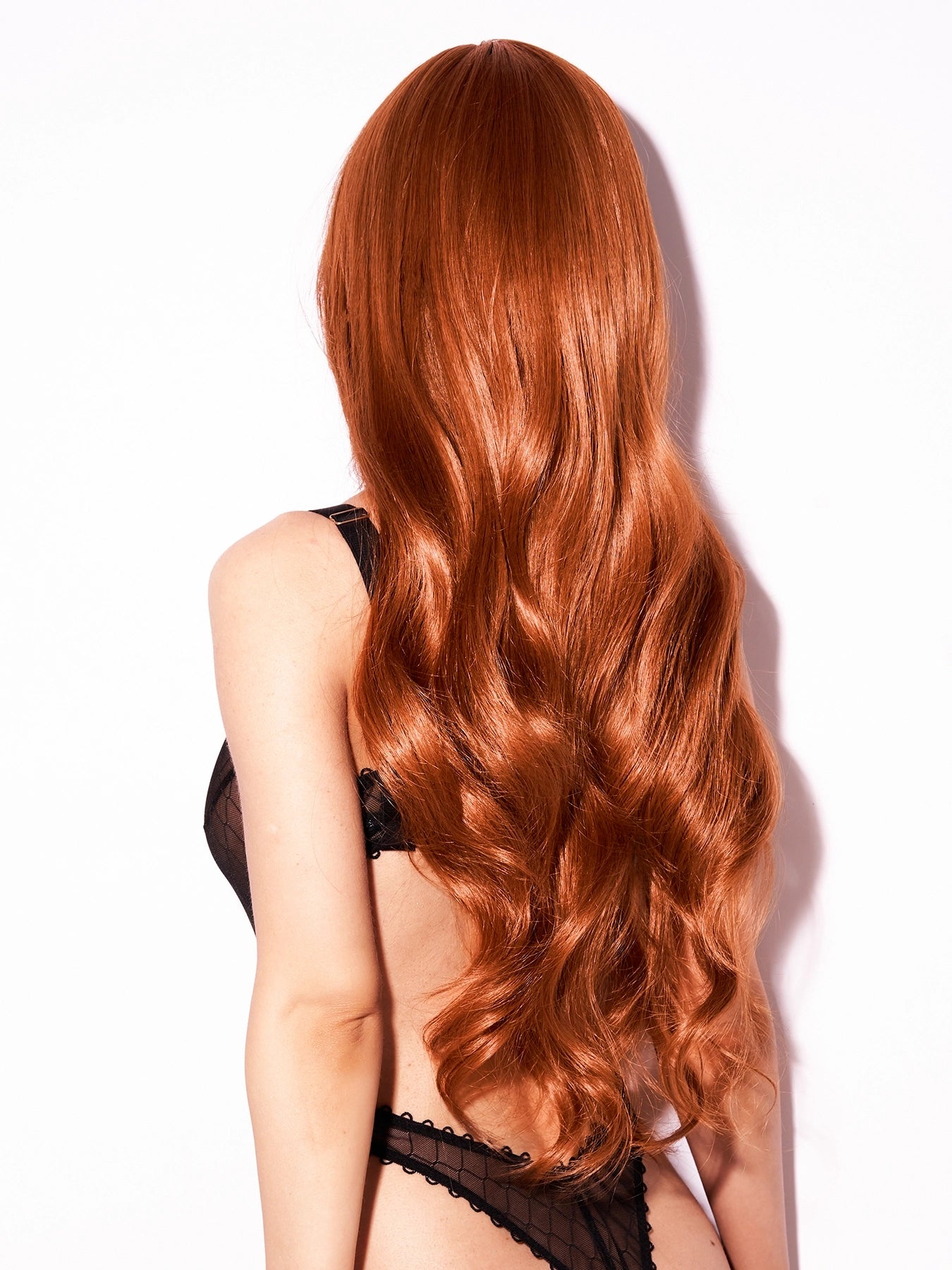 Orange Wavy Wig