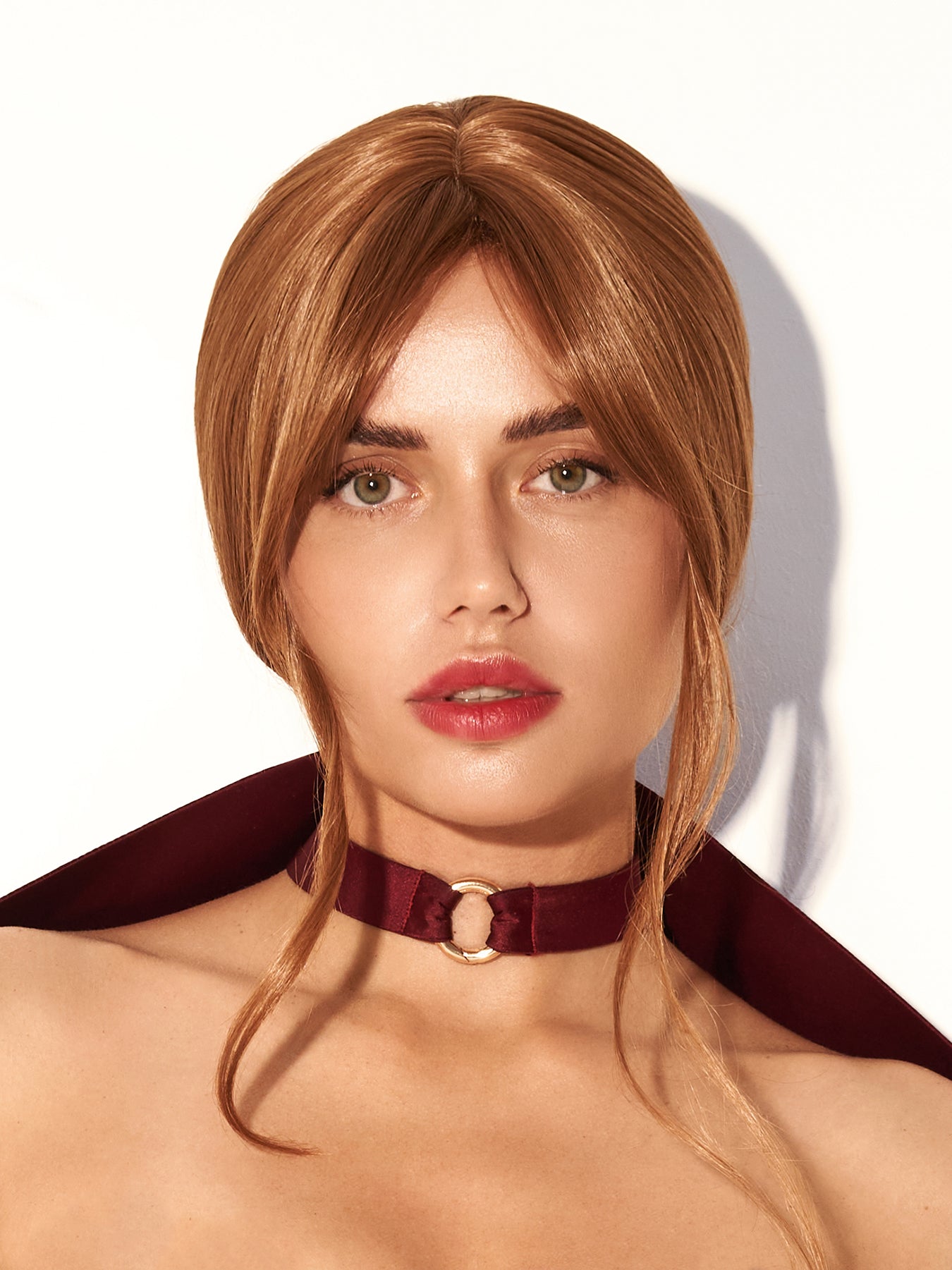 Orange Wavy Wig