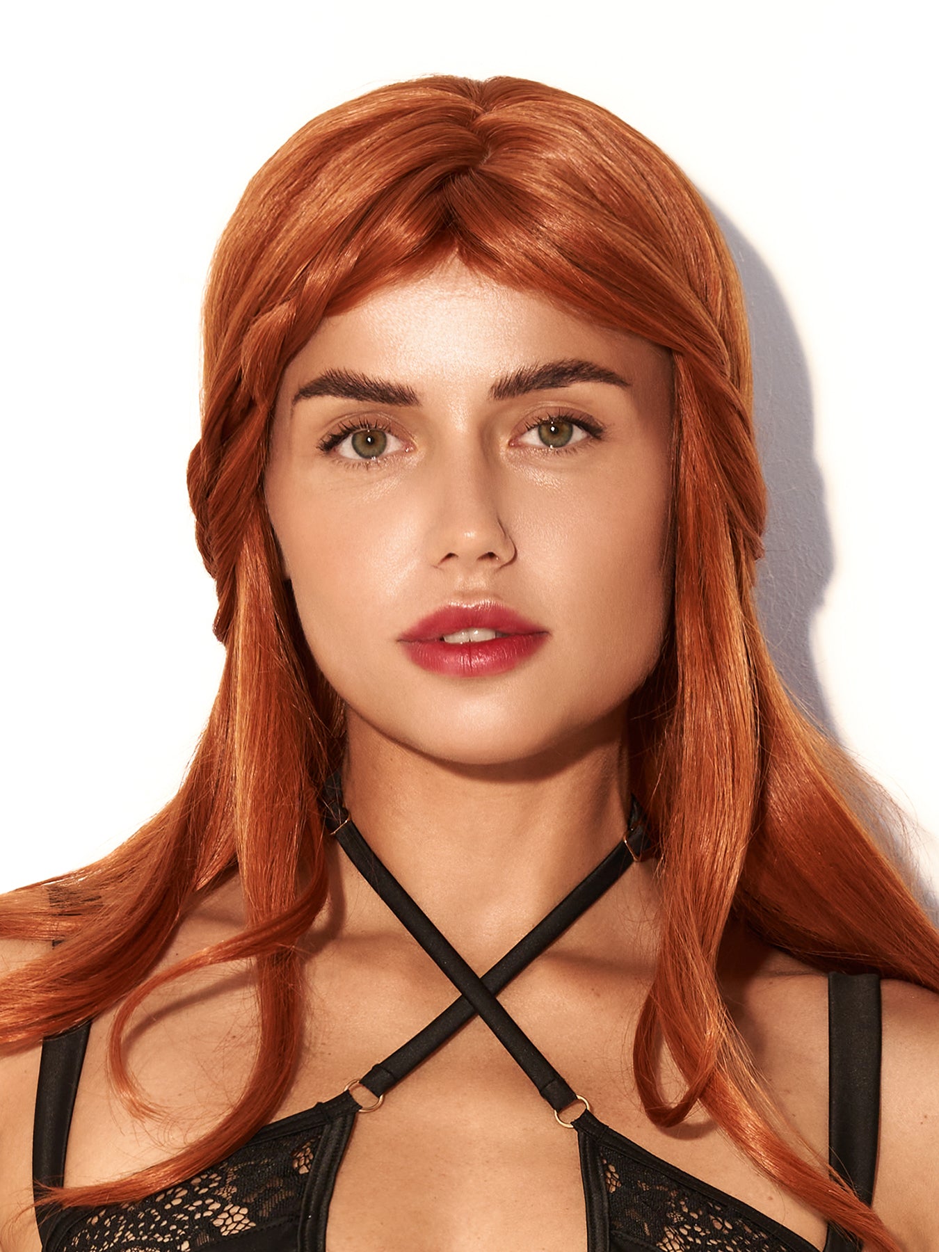 Orange Wavy Wig