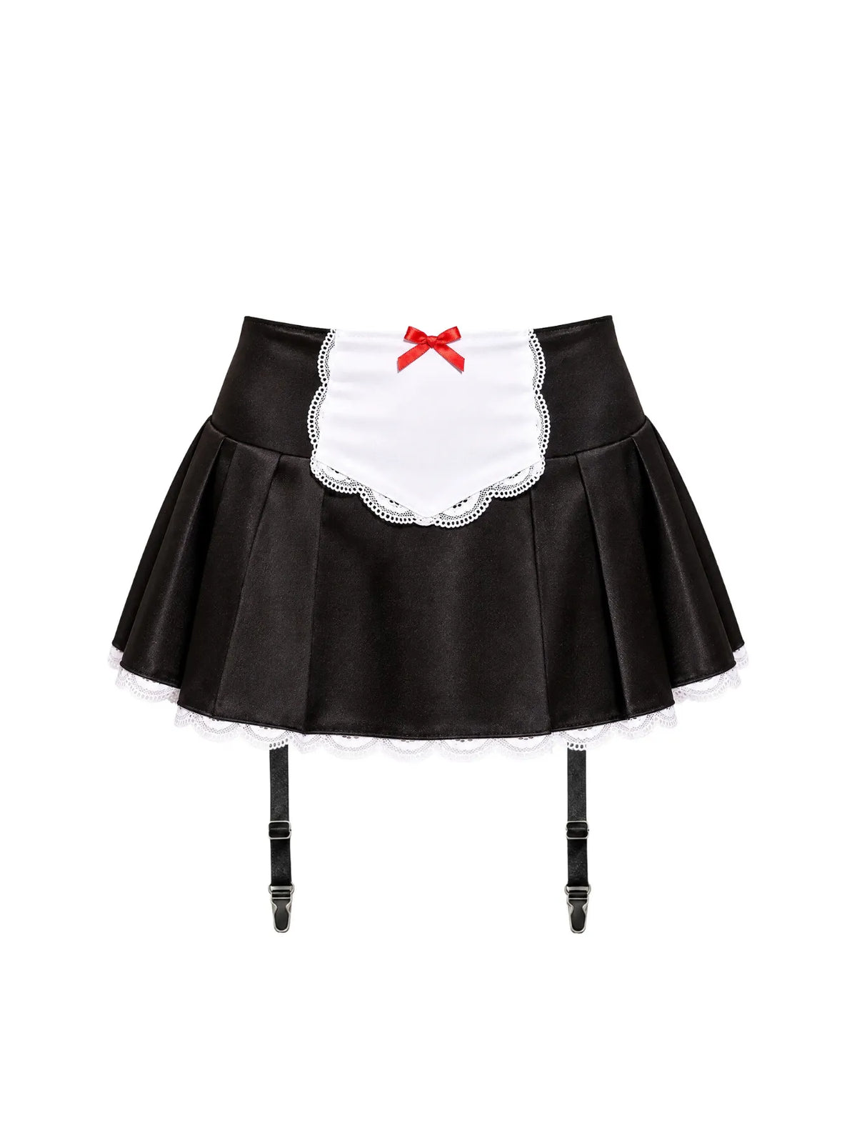 Black Satin Skirt