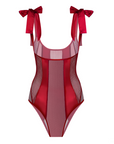 Red Elegance Bodysuit