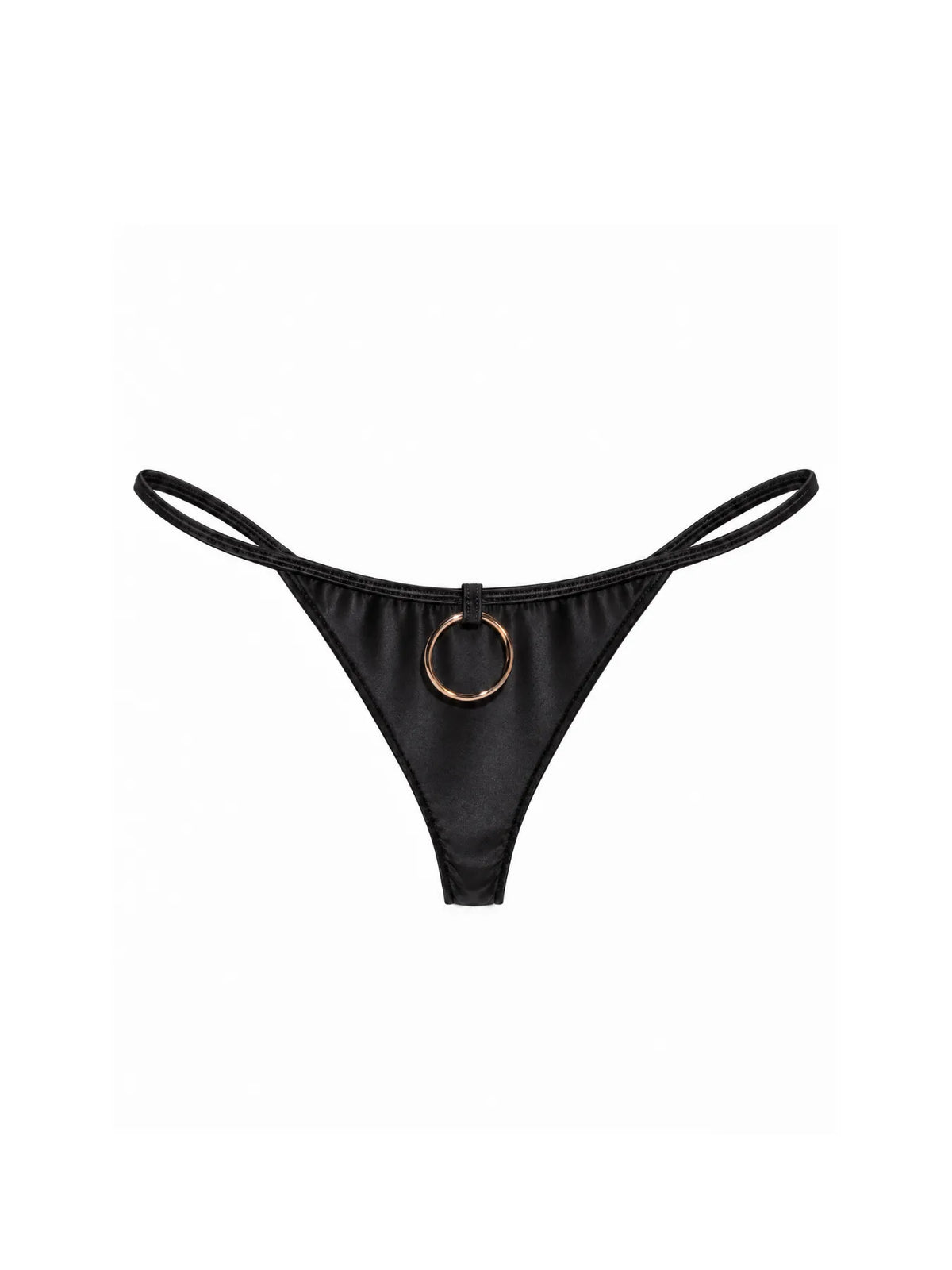 Black Satin Panties