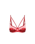 Crimson Charm Bra