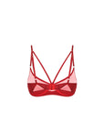 Crimson Charm Bra