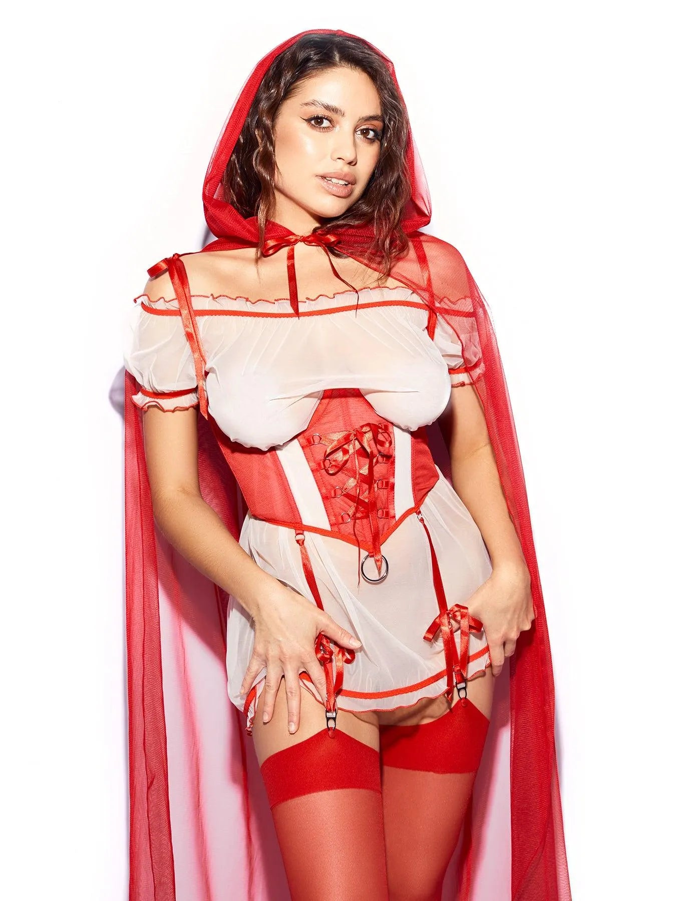 ROLE-PLAYING LINGERIE SET &quot;RED RIDING HOOD&quot;
