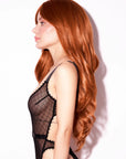 Orange Wavy Wig