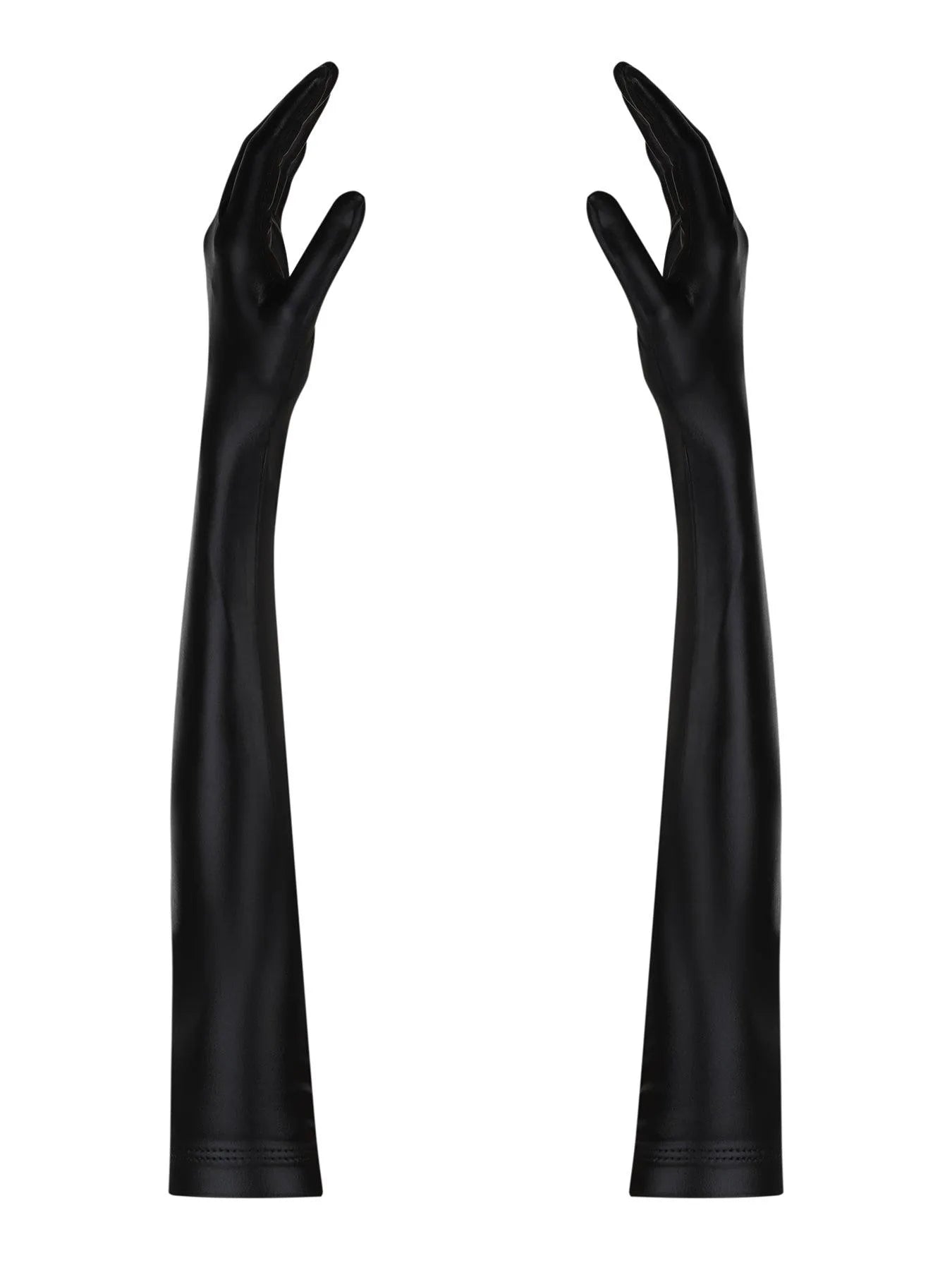 LACQUER COATED LONG GLOVES